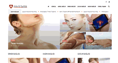 Desktop Screenshot of ailevesaglik.com